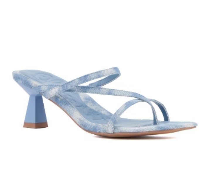 Olivia Miller Women’s Angelic Heeled Sandals Black Sz 8 New