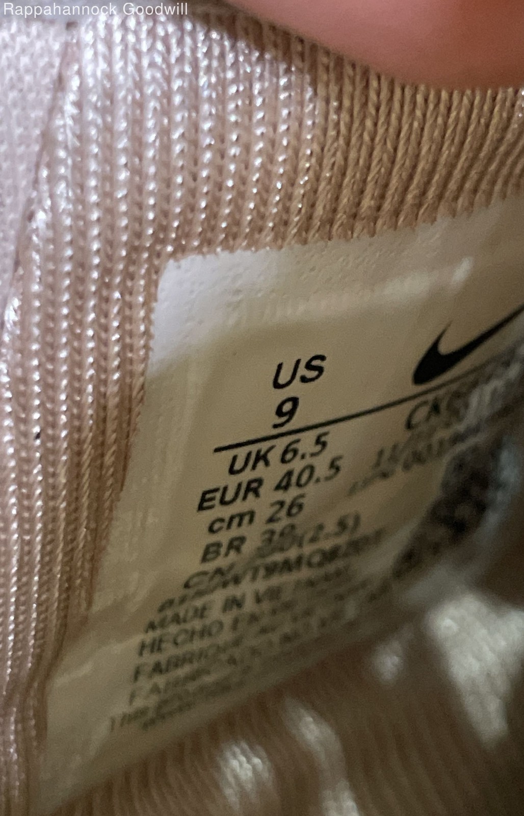Nike Air Force 1 Low Pixel Particle Beige Women’s Sneakers Size 9