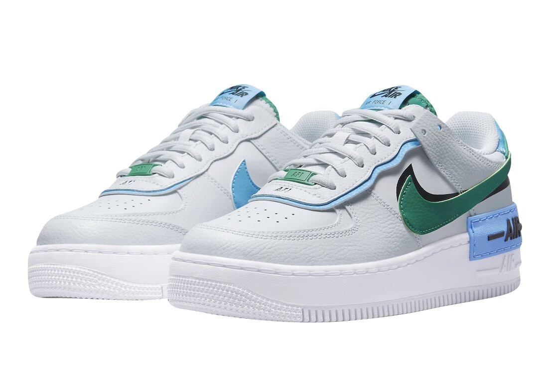 Nike W AF1 Shadow Photon Dust/Malachate-Black Size 6.5 NWB