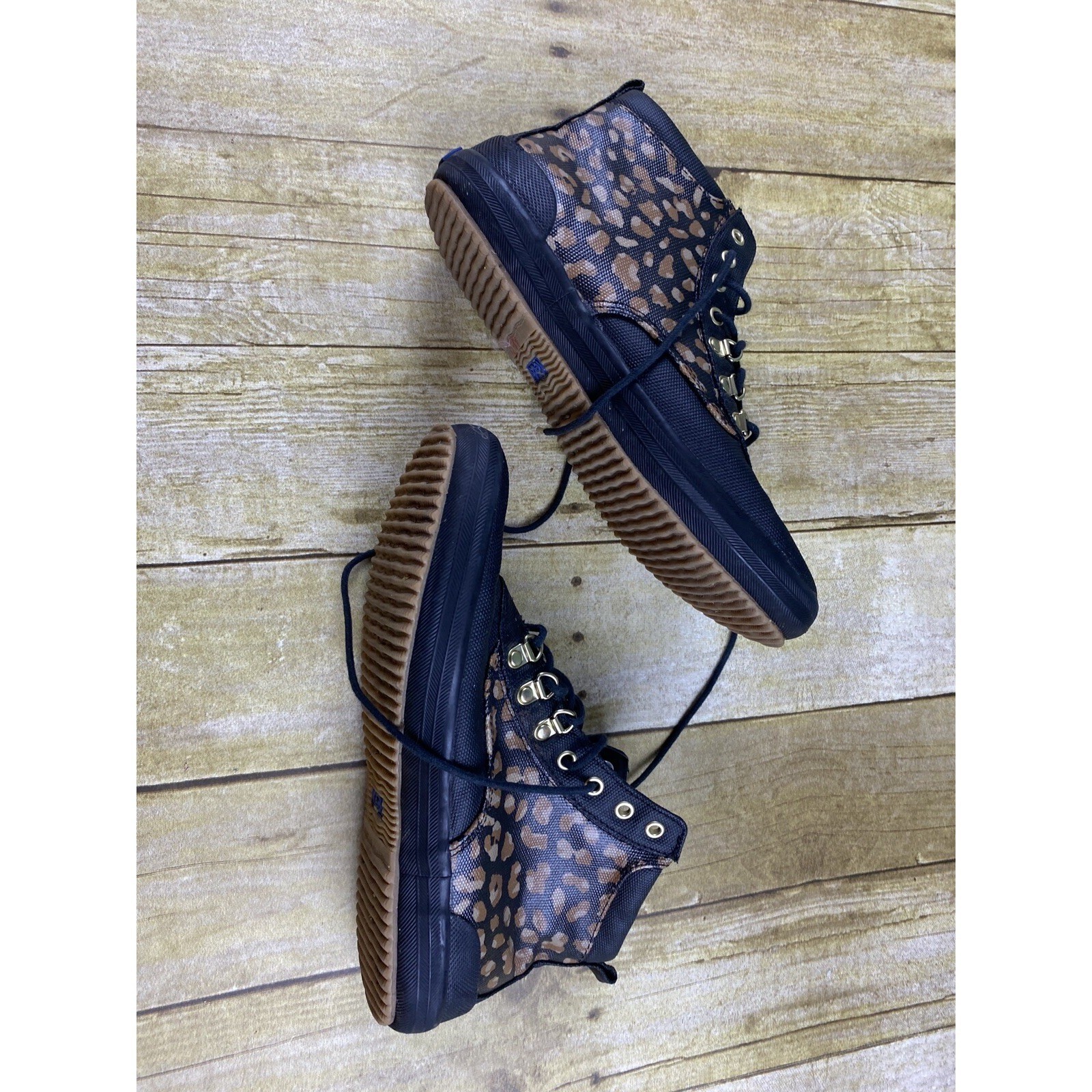 Keds Scout Boot II Water Resistant Shoe Leopard Print WF64291 Womens Size 9