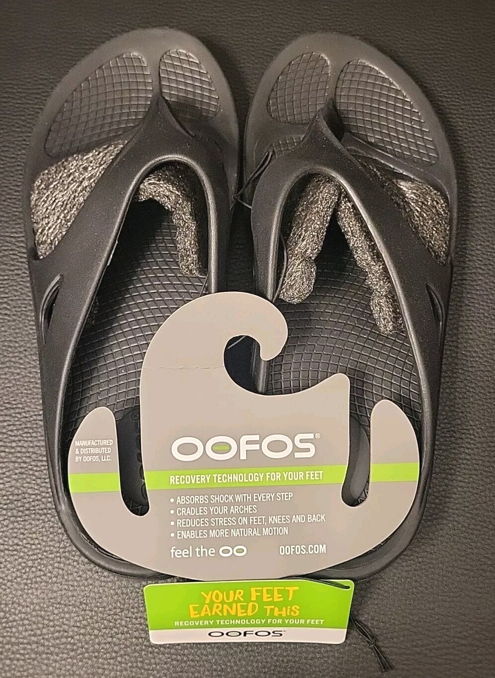 OOFOS OOriginal Sandal Lightweight Recovery Reduce Stress Footwear M 10 W 12 NEW