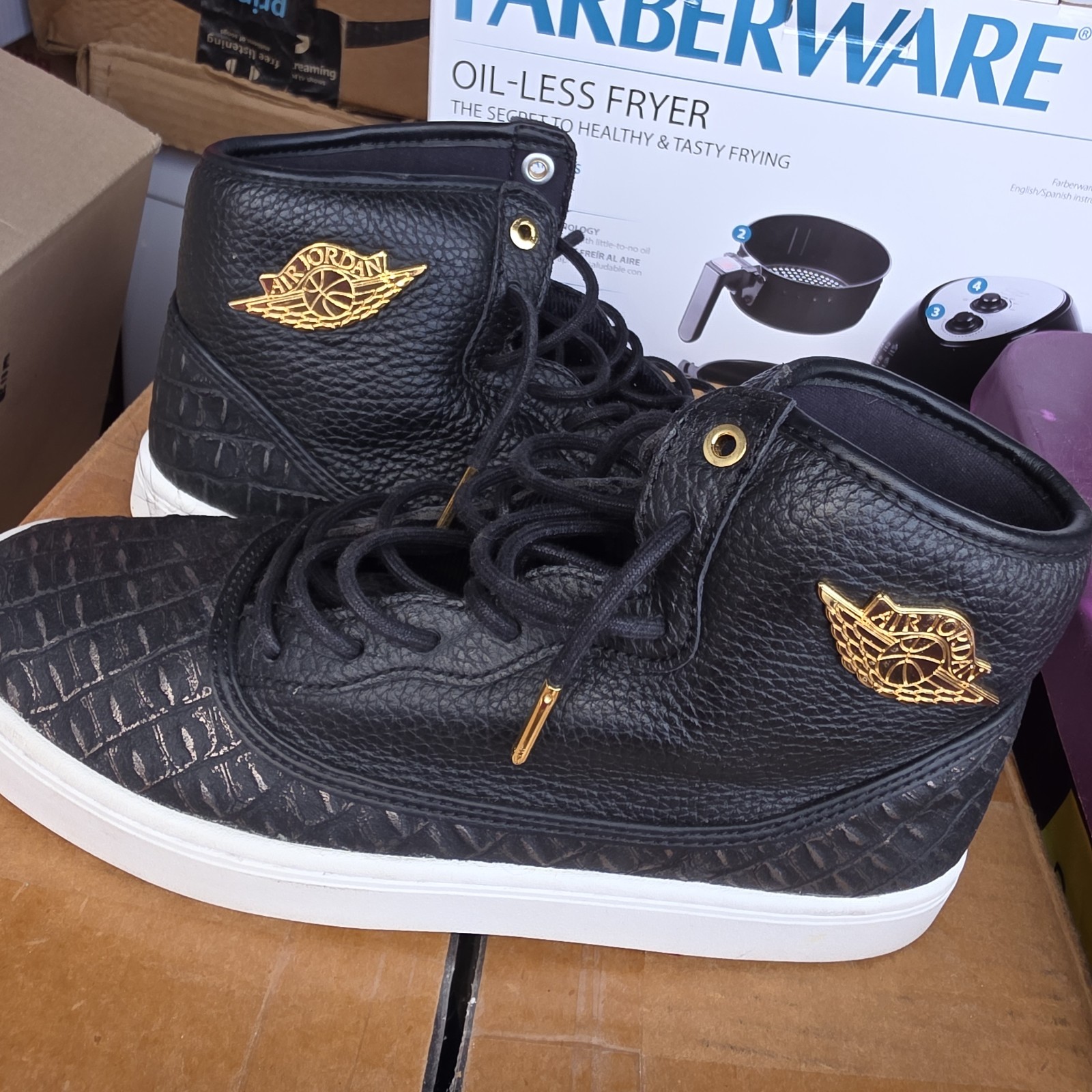 Girls Youth Retro Air Jordan Fashion Casual Chic Sneakers Size 7Y