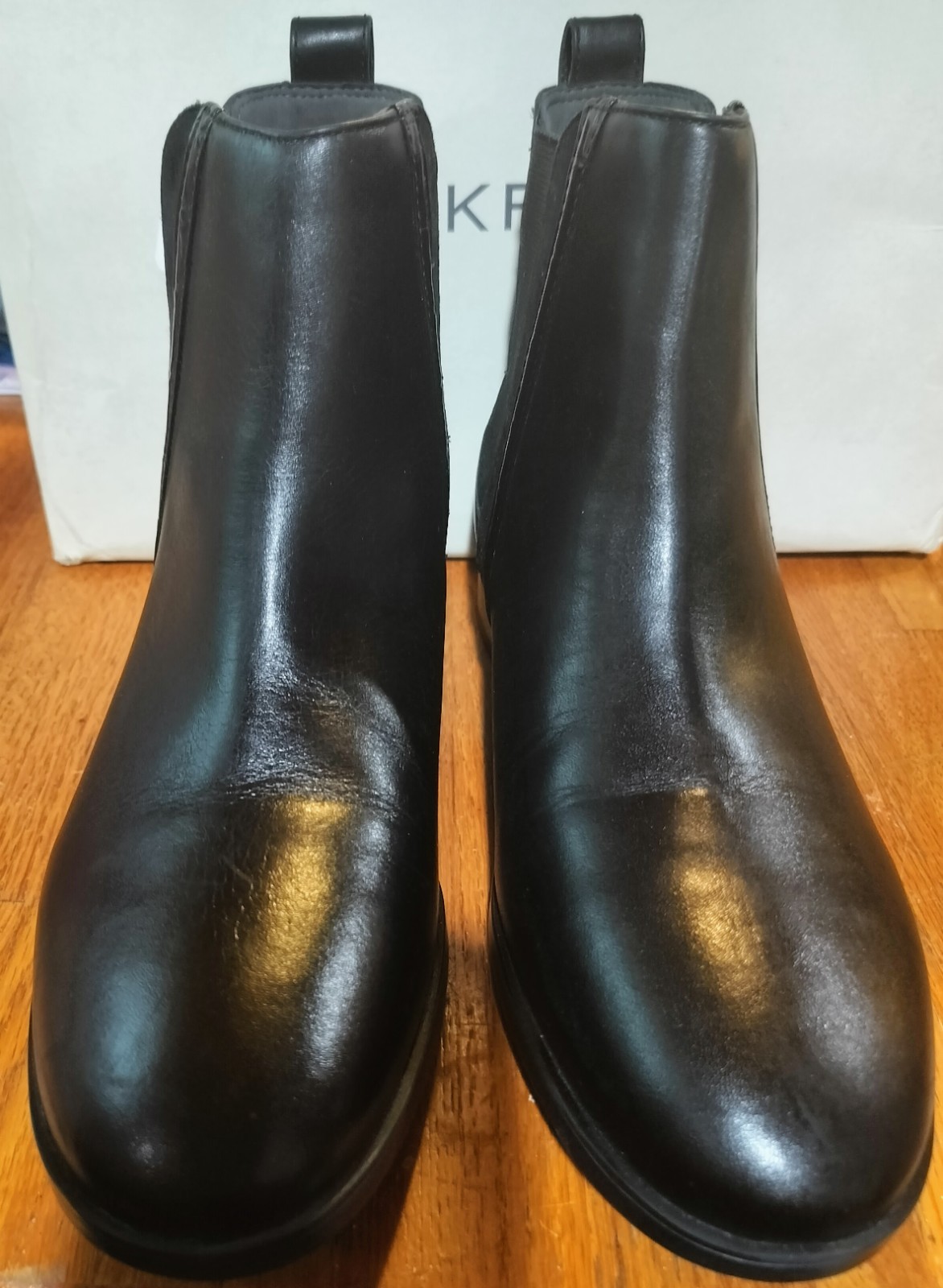 Rockport W 10M Larkyn Waterproof Chelsea Ankle Boot Black, New, True Tech