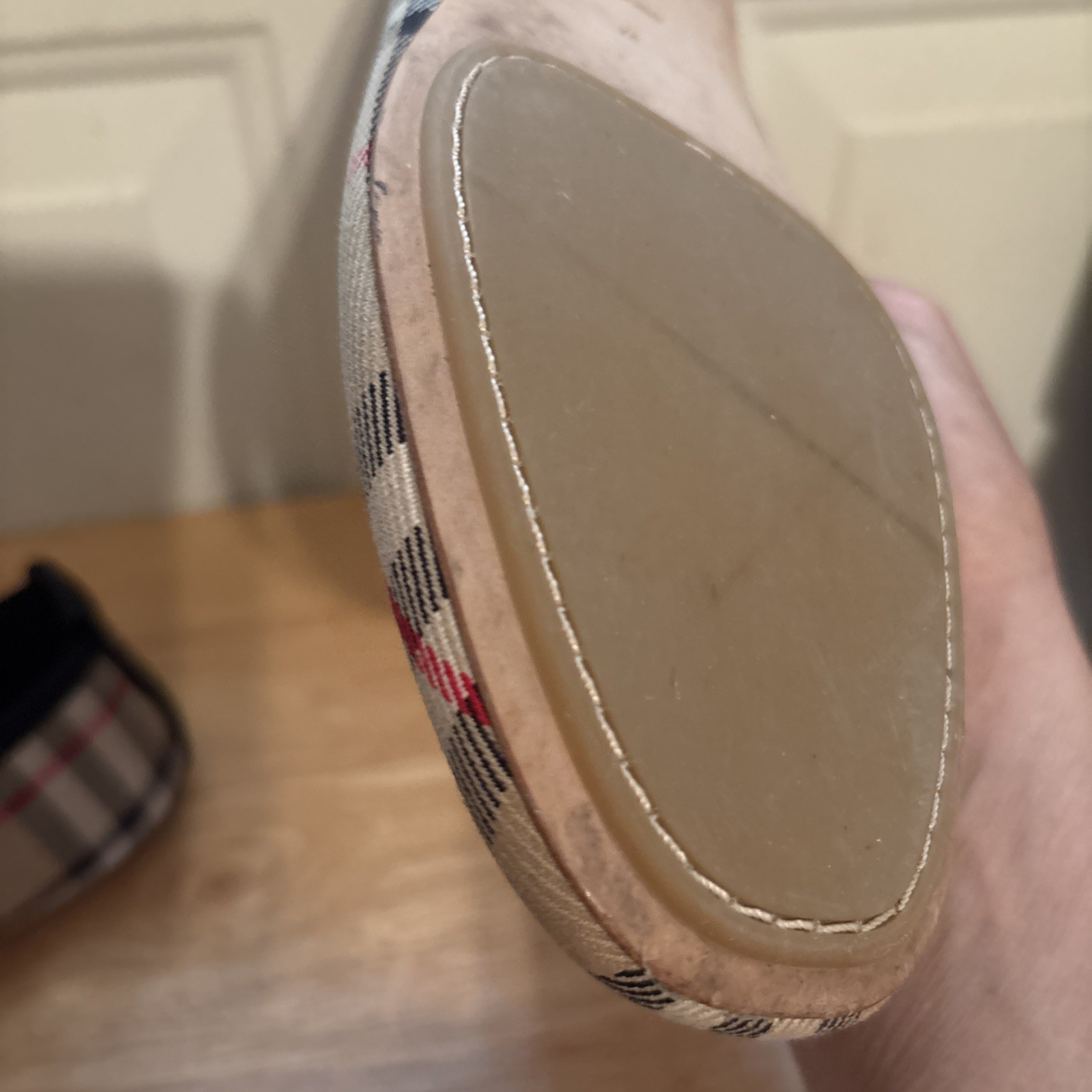 Burberry Women’s Flats Shoes Size EU 37 US 7 Ballet Nova Check