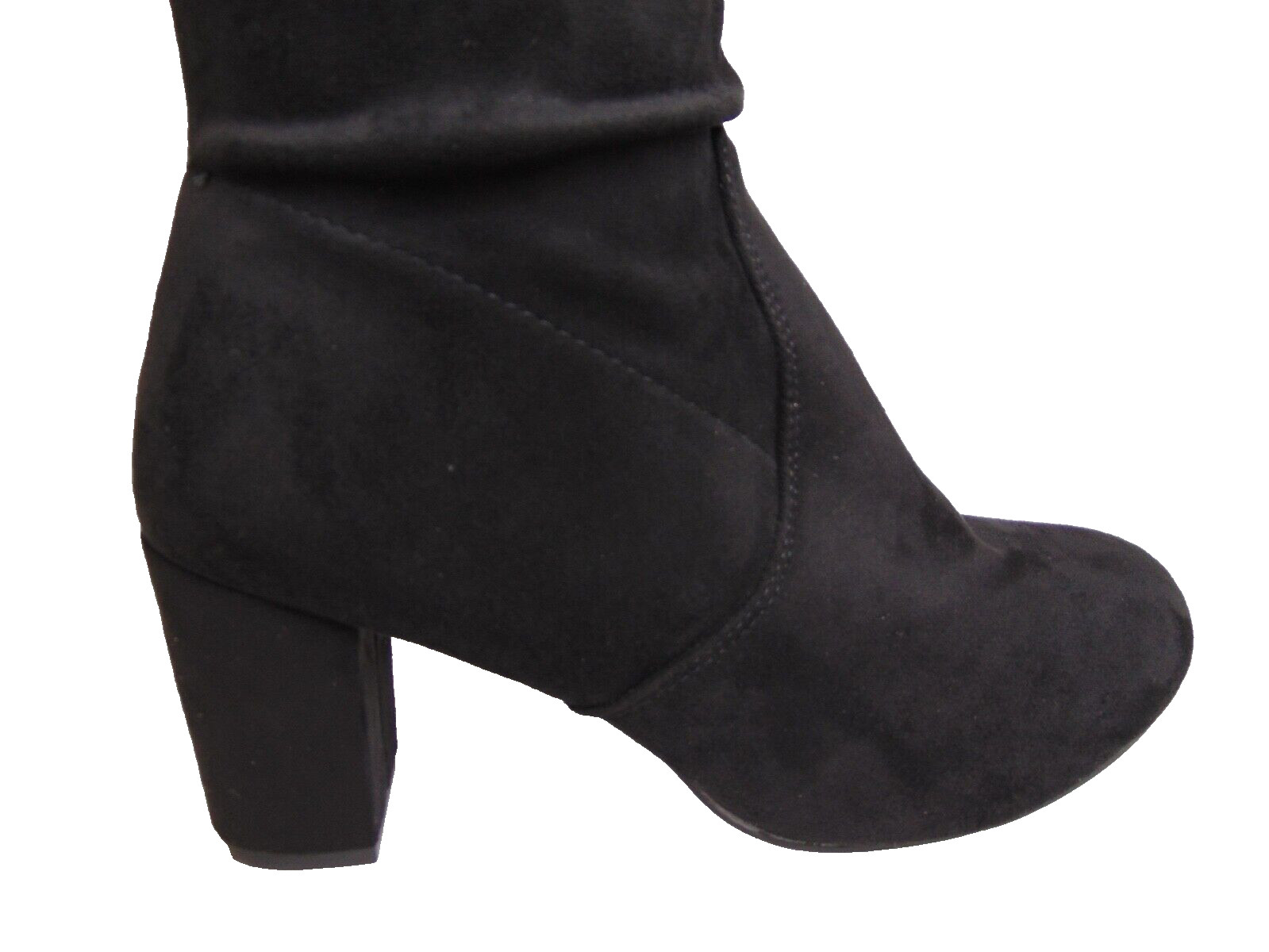 Women’s Vepose Over Knee Fashion Boots, Size 10.0 M, Black Micro Suede NEW 29957