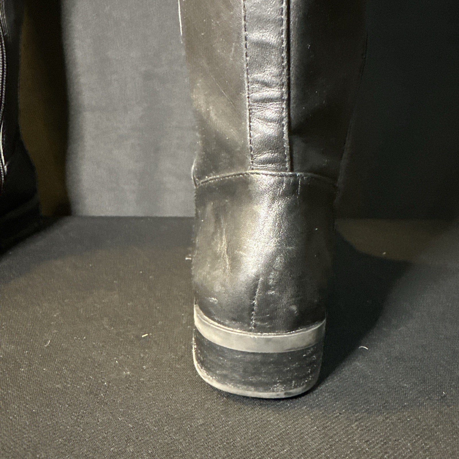 GIANNI BINI BLACK BOOTS Size 6.5 USED Good Condition See Photos