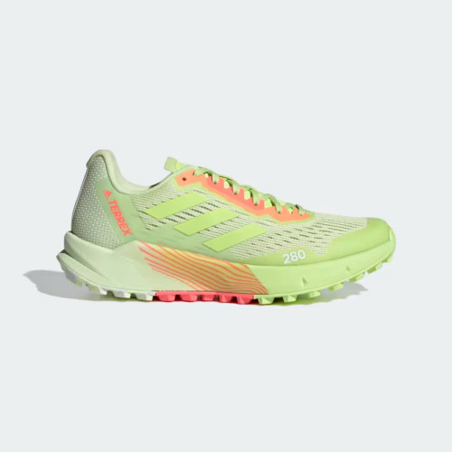 Adidas Terrex Agravic Flow 2 H03191 Women Almost Lime Turbo Running Shoes Sz 8