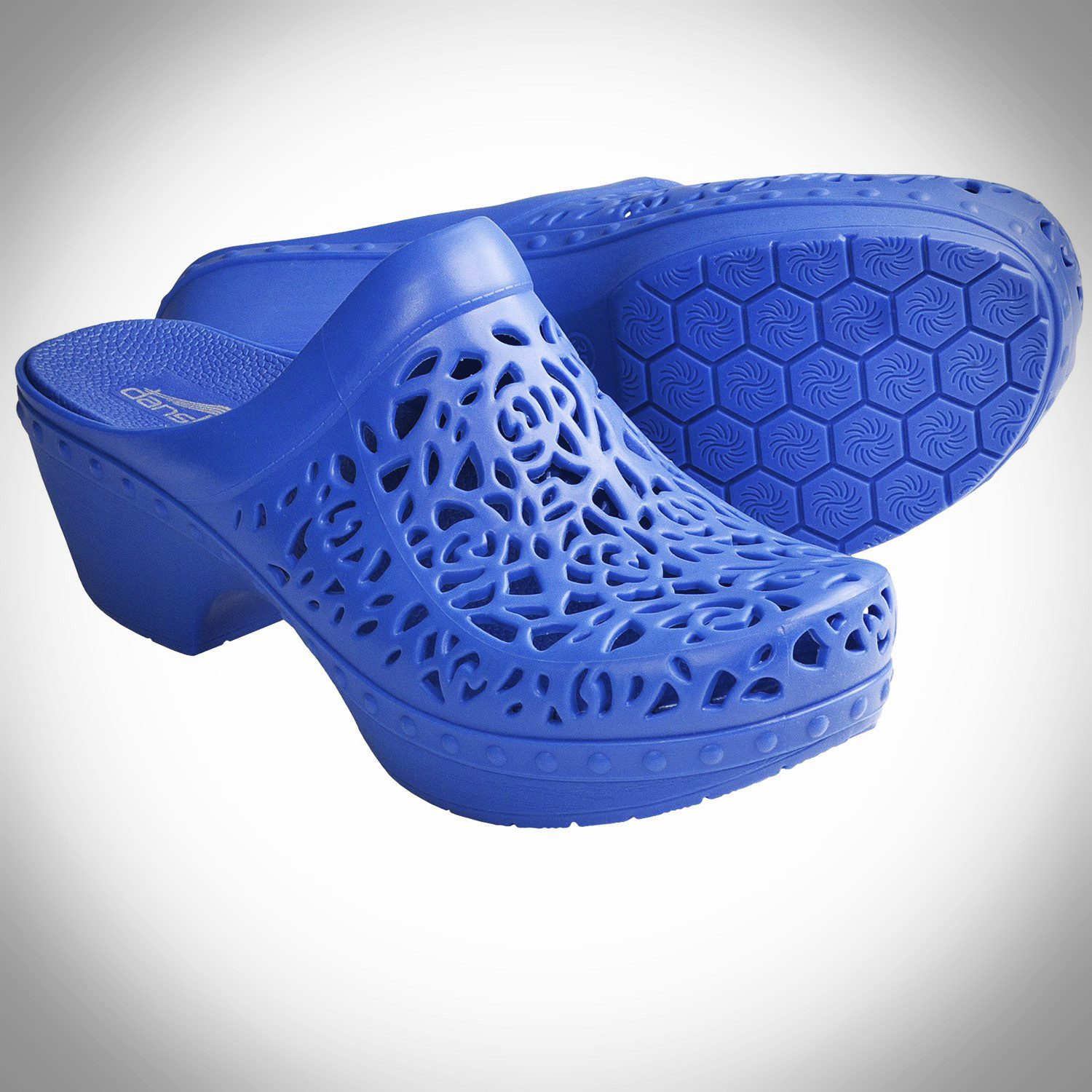 Dansko Pippa Women Molded Clog Shoe Open Back Comfortable BLUE Thermoplastic