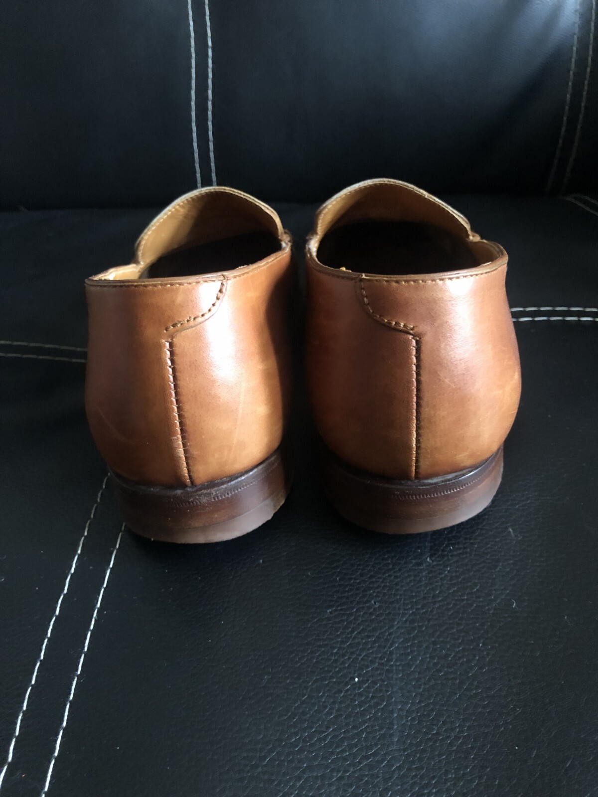 Crockett & Jones Brown Leather Loafers Women’s 80 C Size 39,5