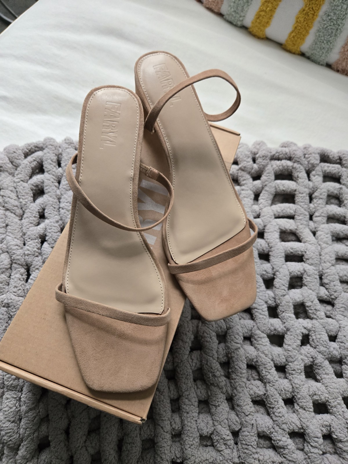 New Faryl by Farylrobin Analisa Natural Size 12 Women’s Sandals