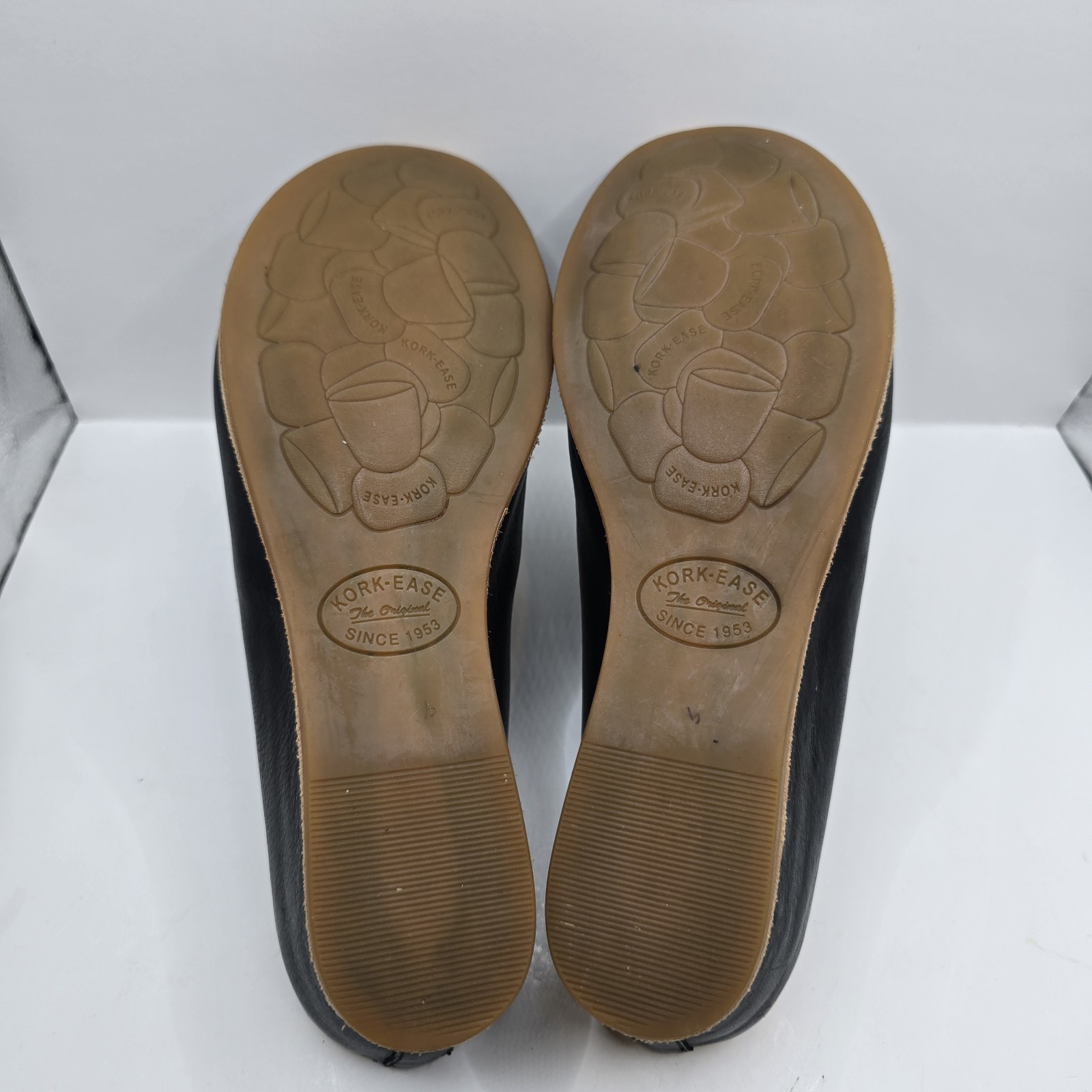 Kork-Ease Womens Para Black Leather Slip-On Casual Clog Shoes Size 8 M $185 EUC