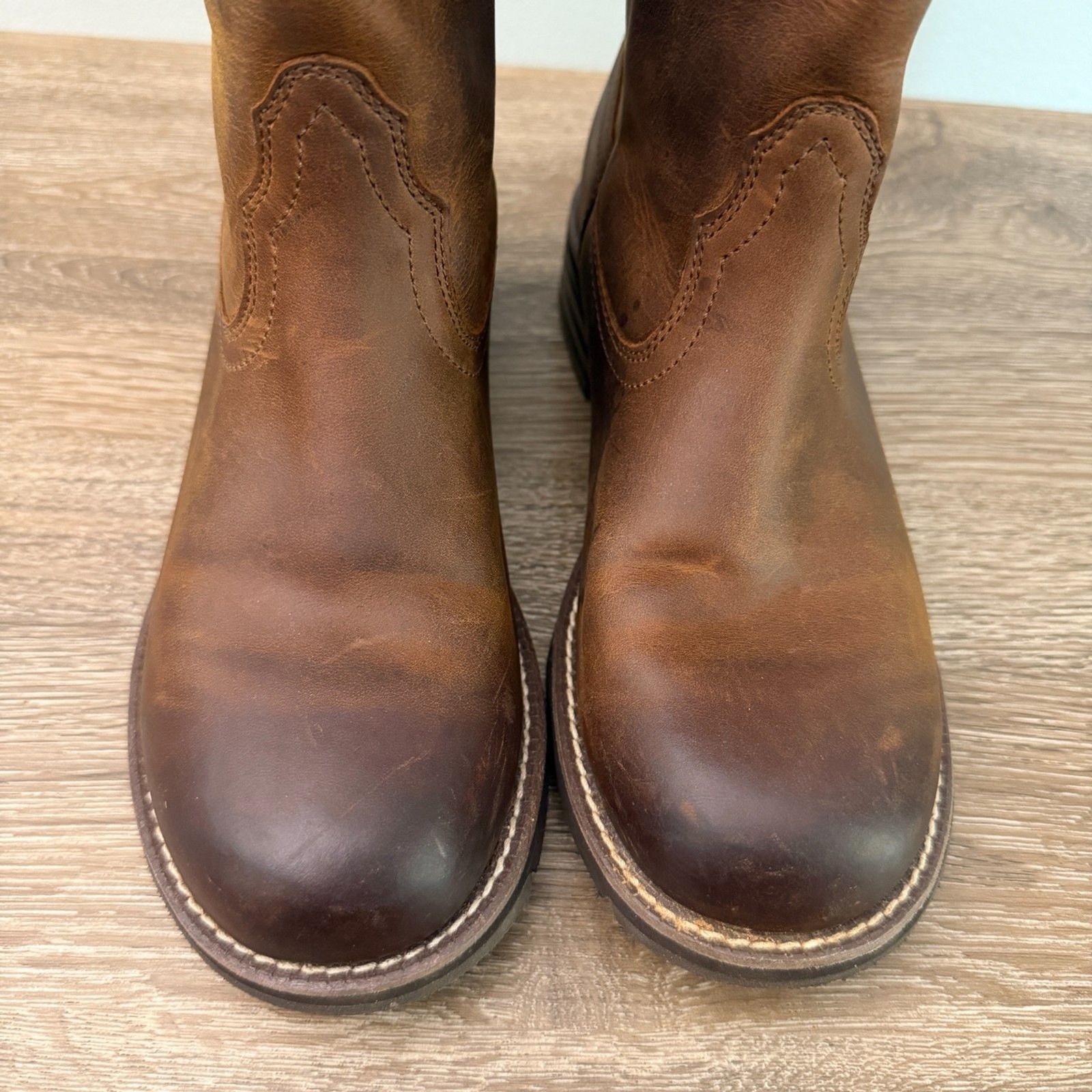 Ariat Unbridled Roper Western Boots Women’s 8.5 B Brown Leather ATS 10015374