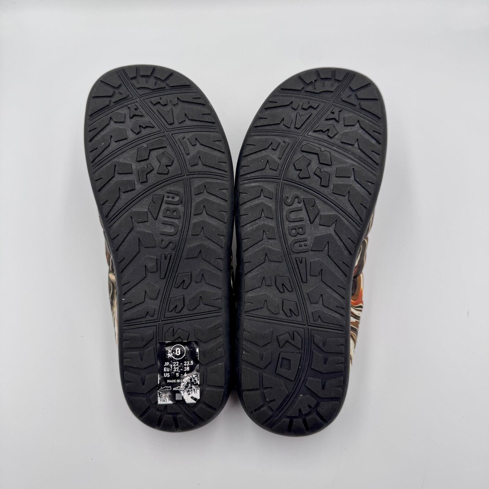 Subu Tokyo Suminagashi slippers indoor/outdoor created in Tokyo women size 7-7.5