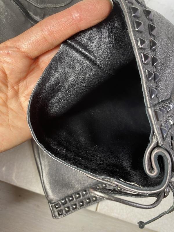 Women Le Silla boots silver leather 40