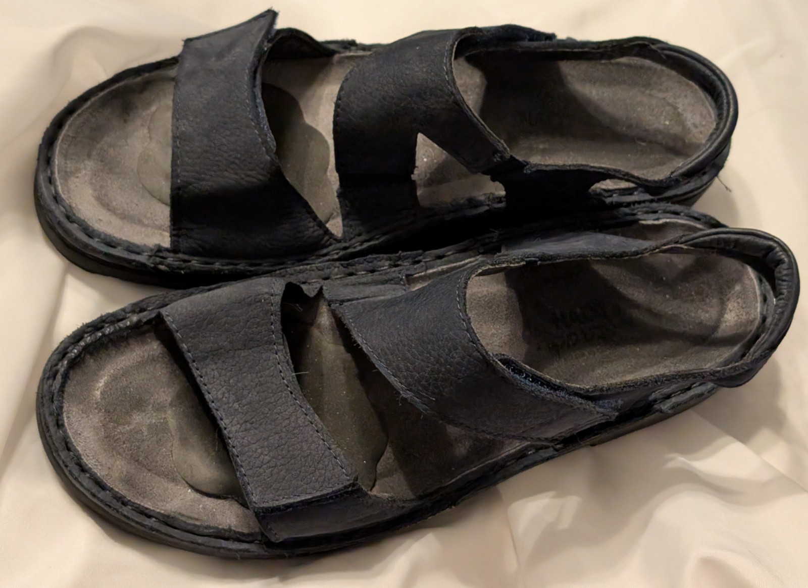 Naot Women’s Navy Blue Leather Ankle Strap Sandals EU 37 US 6 – 6.5