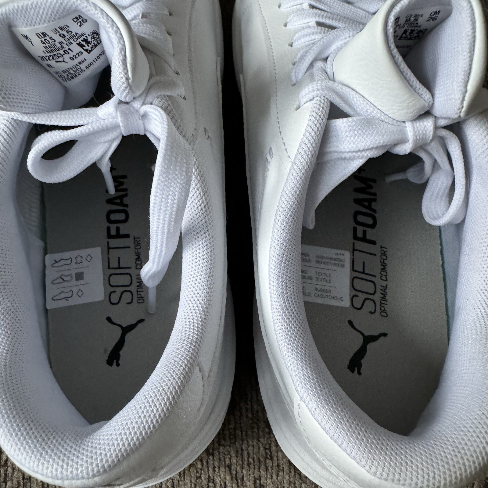 Puma Smash Platform v3 Lifestyle Low Top Shoes Women’s Sz 9.5 392253-01 Perfect