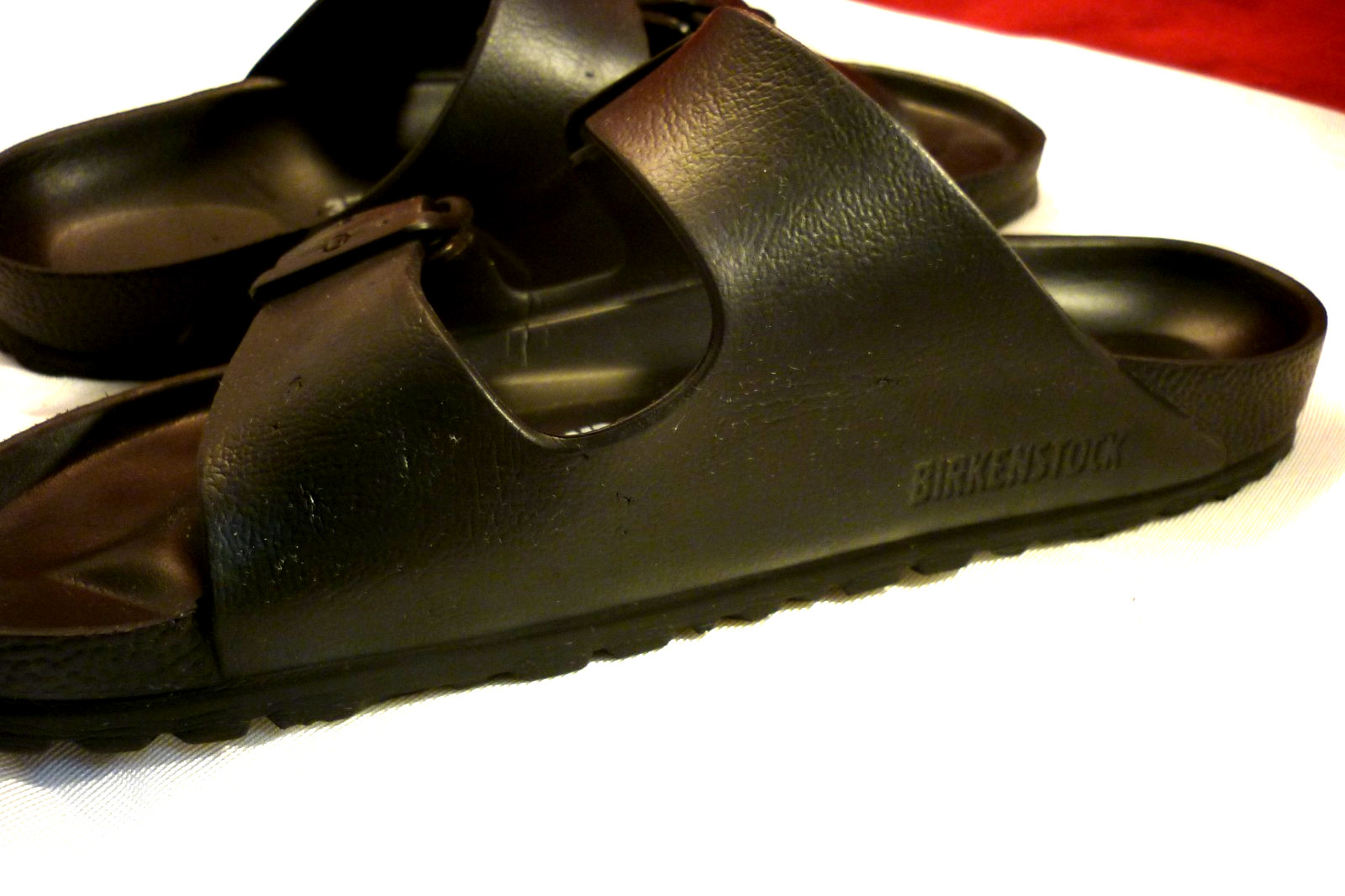 BIRKENSTOCK GERMANY SLIP ON BLACK SANDLES SIZE 6 EURO SIZE 37