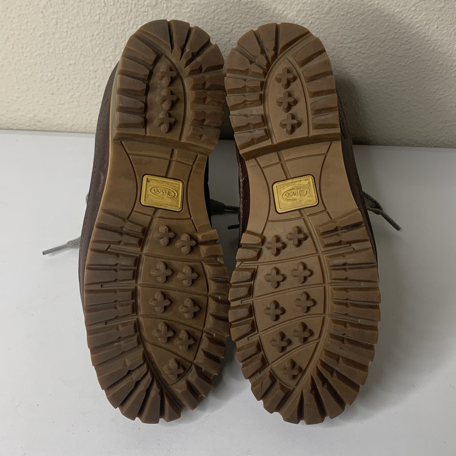 Chaco Fields Waterproof Leather Boots Women’s Sz 7 Brown Gray JCH107432 Lace Up