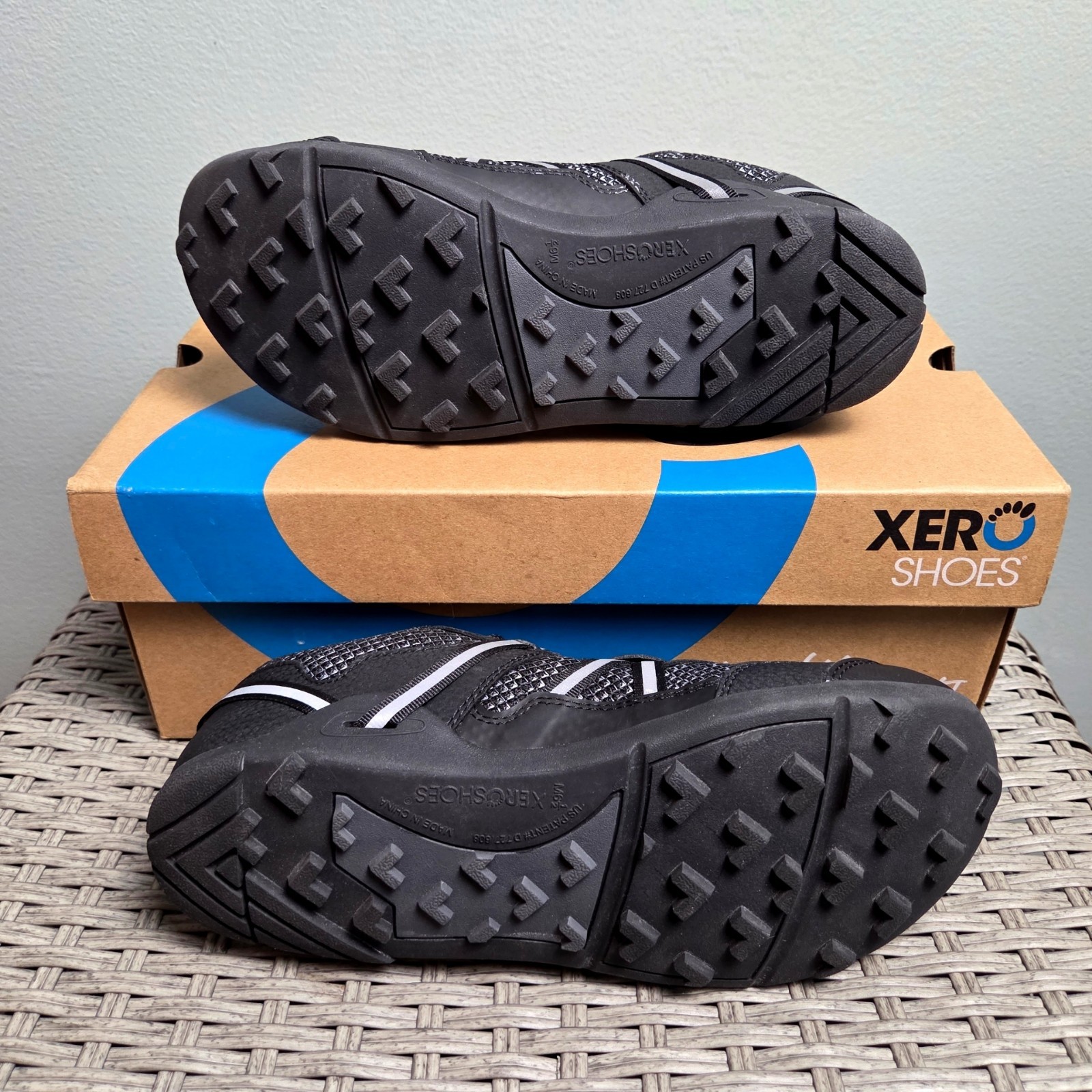 NIB! XERO Shoes Barefoot TerraFlex II Trail Sneakers Women Wide Toe Box Black