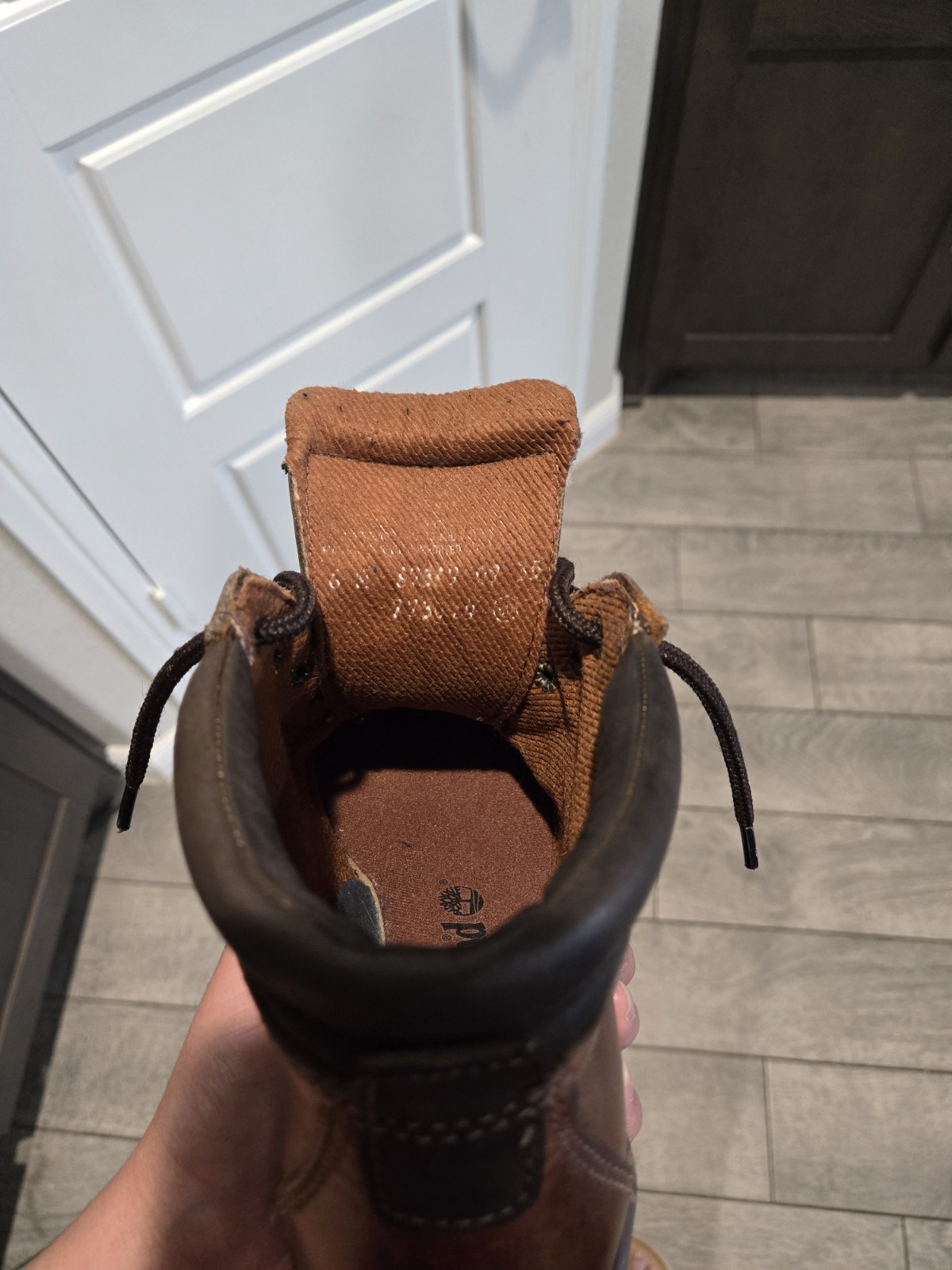 Vintage 90s Timberland 69369 Brown Leather Hiking Boots Women’s Size 6 M – Mint