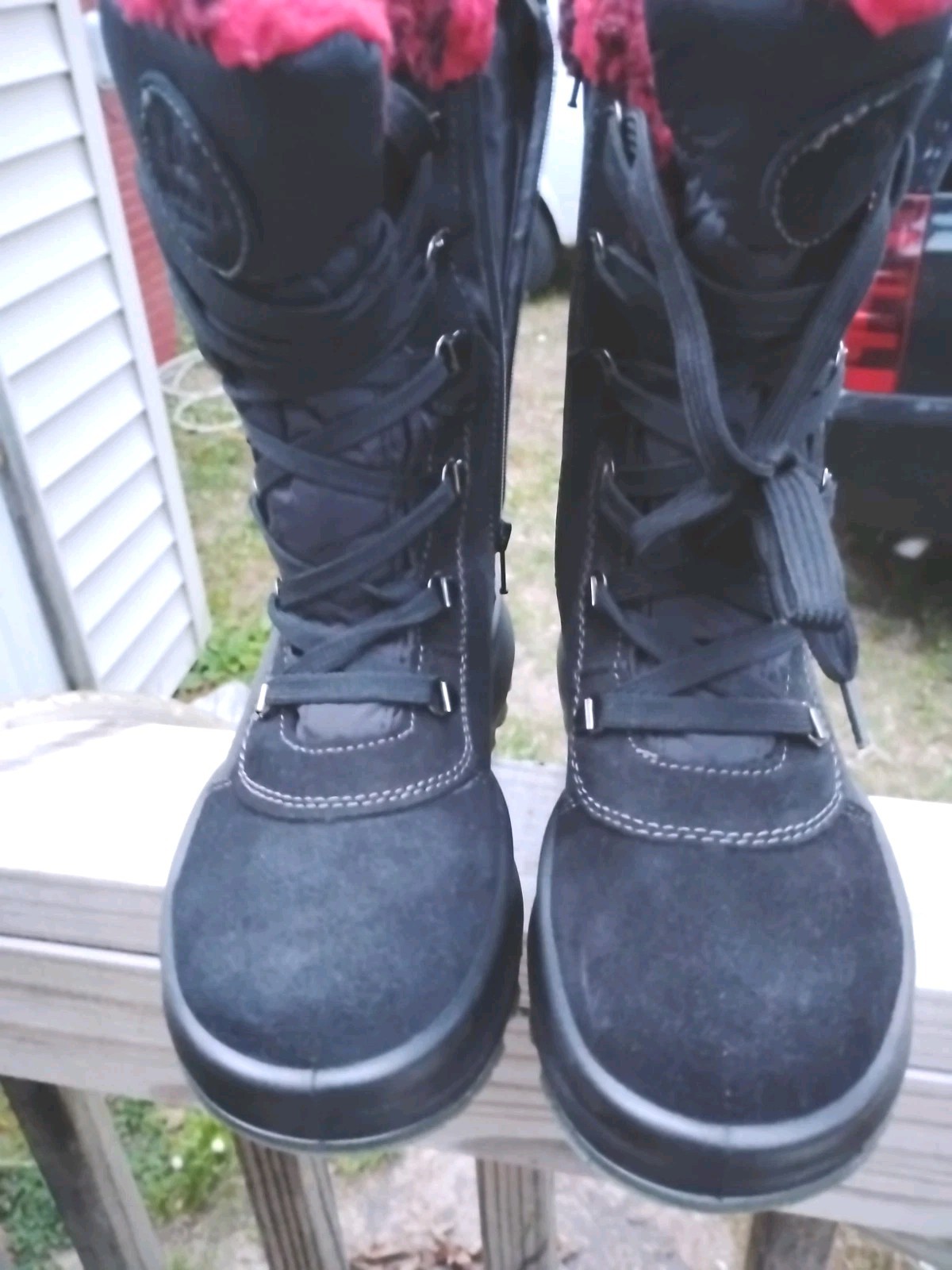 Alpine Design Women’s Sofia Waterproof Winter Boots Black Size 8