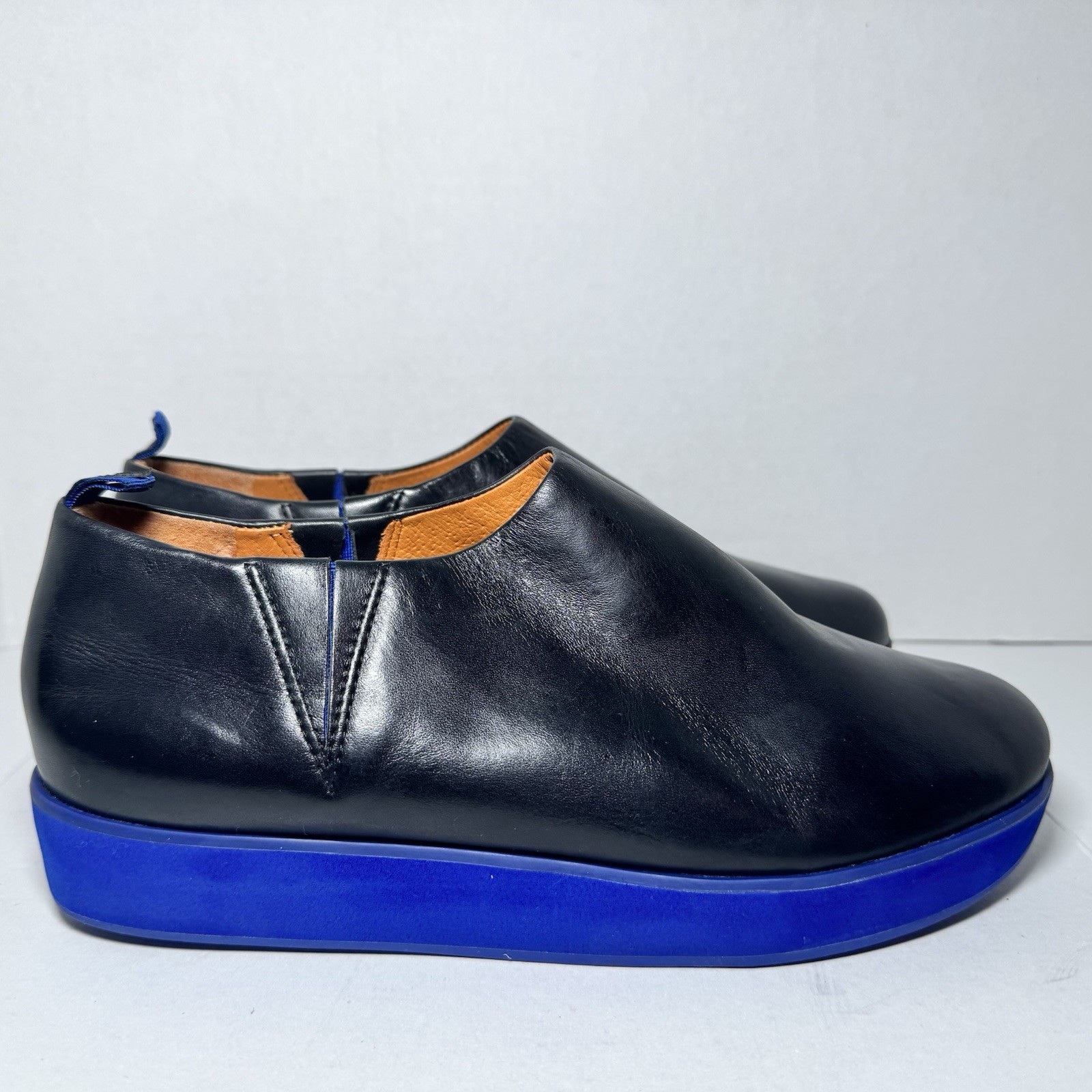 Dr. Liza Women’s Black Blue Orthopedic Slip On Comfort Sneakers Size 9 M