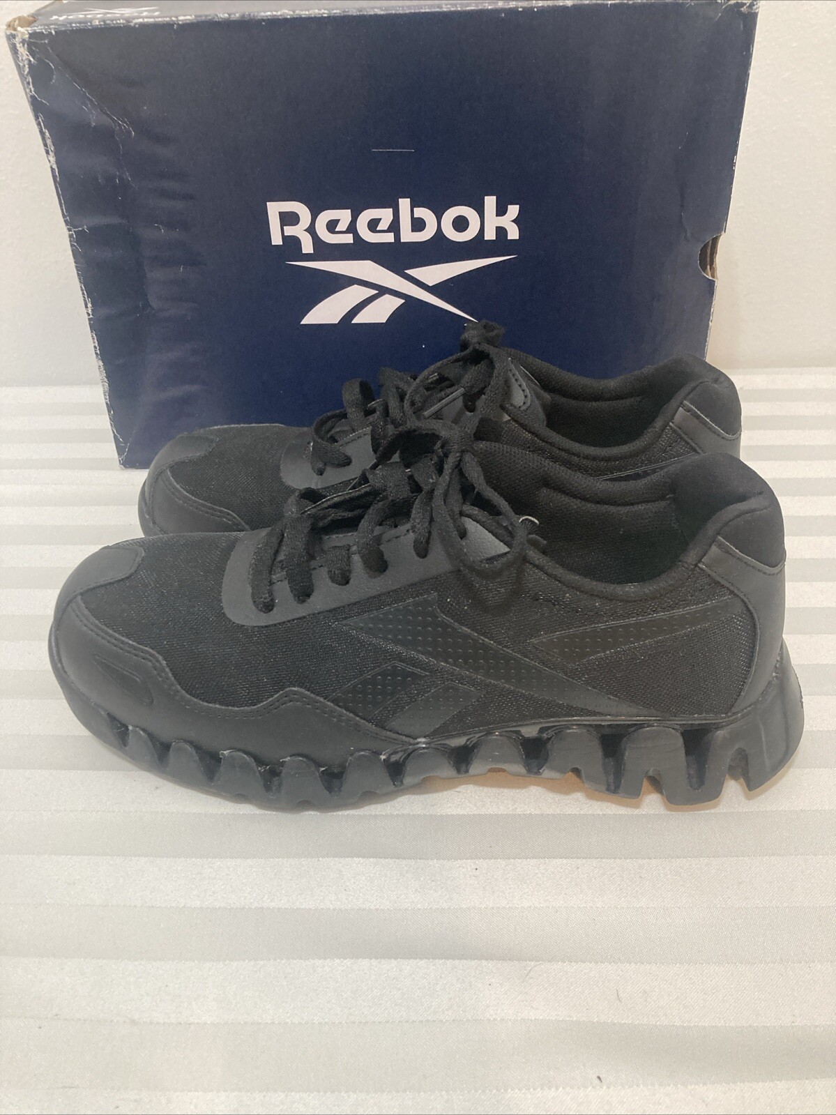Reebok Womens Zig Pulse Black Work & Safety Shoes 10 Medium (B,M) BHFO 0709