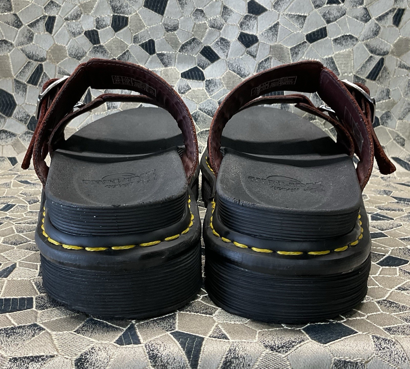 Dr Martens MYLES BRANDO Leather Chunky Buckle Sandal 45 m11 / w12
