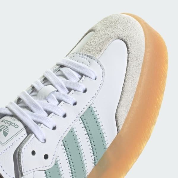 adidas Originals Sambae W White Wonder Blue Gum Women Casual Shoes JP5609