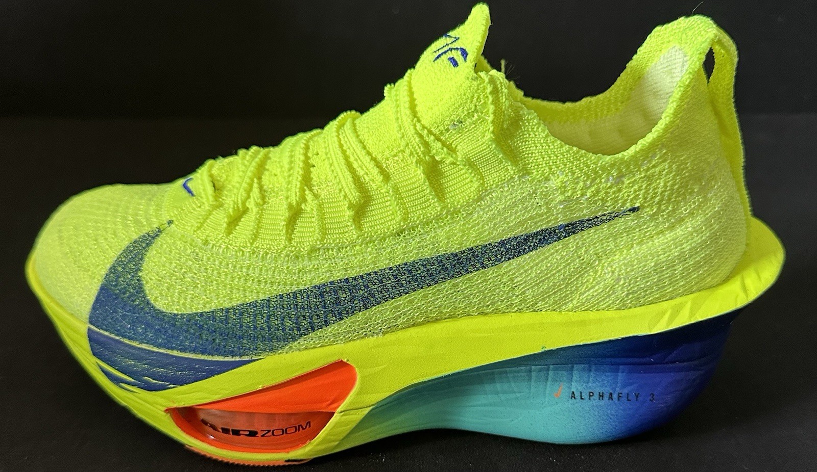 Nike Air Zoom Alphafly Next% 3 Volt Green Women Sz 5 Men 3.5 New Rare FD8315-700