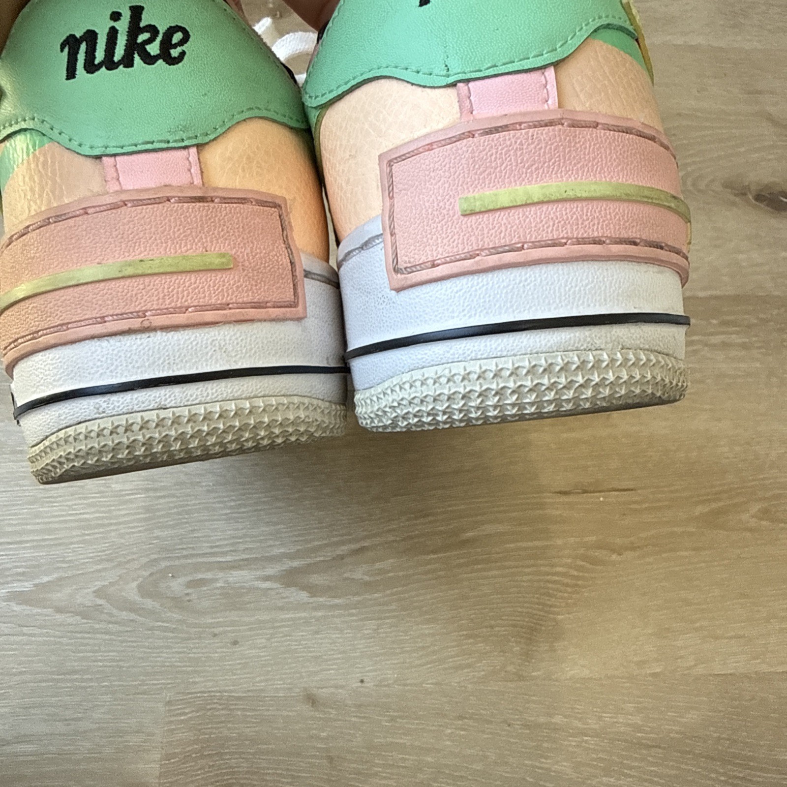 Nike Women’s Air Force 1 Shadow ‘Arctic Punch Barely Volt’ CU8591-601 Size 10