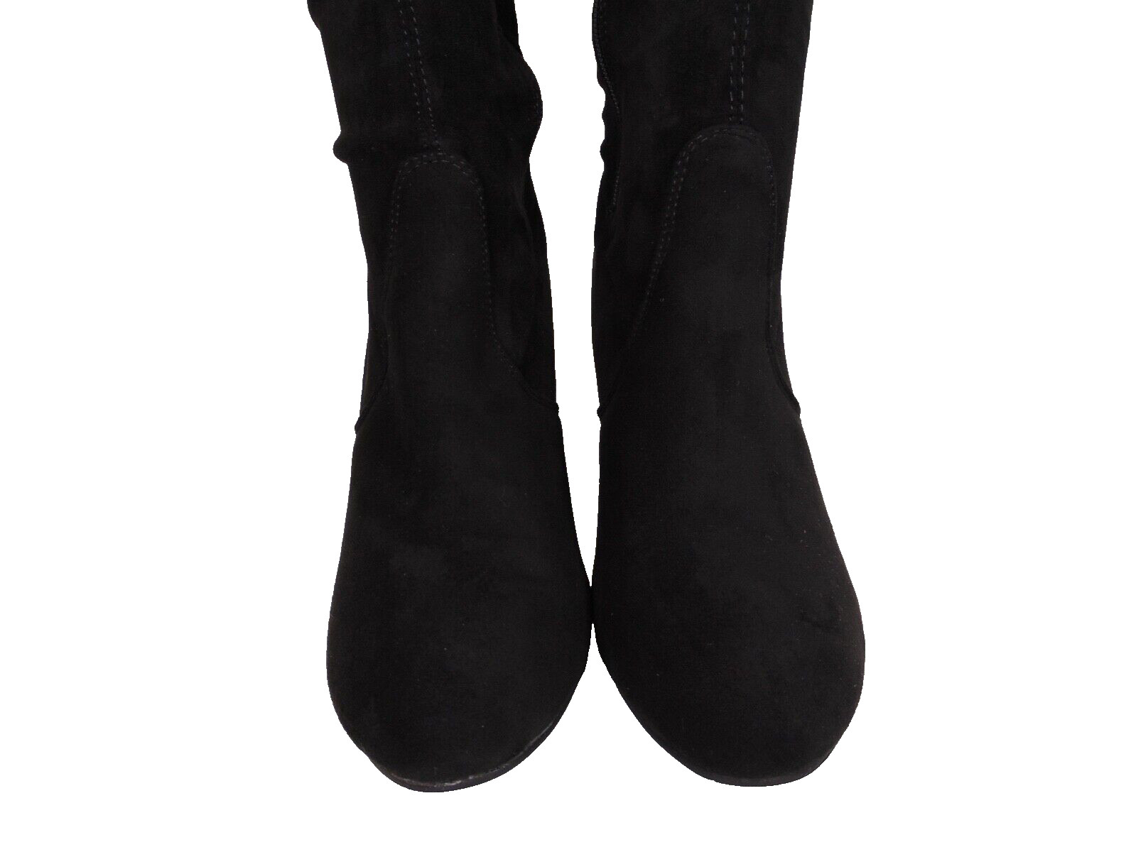 Women’s Vepose Over Knee Fashion Boots, Size 10.0 M, Black Micro Suede NEW 29957
