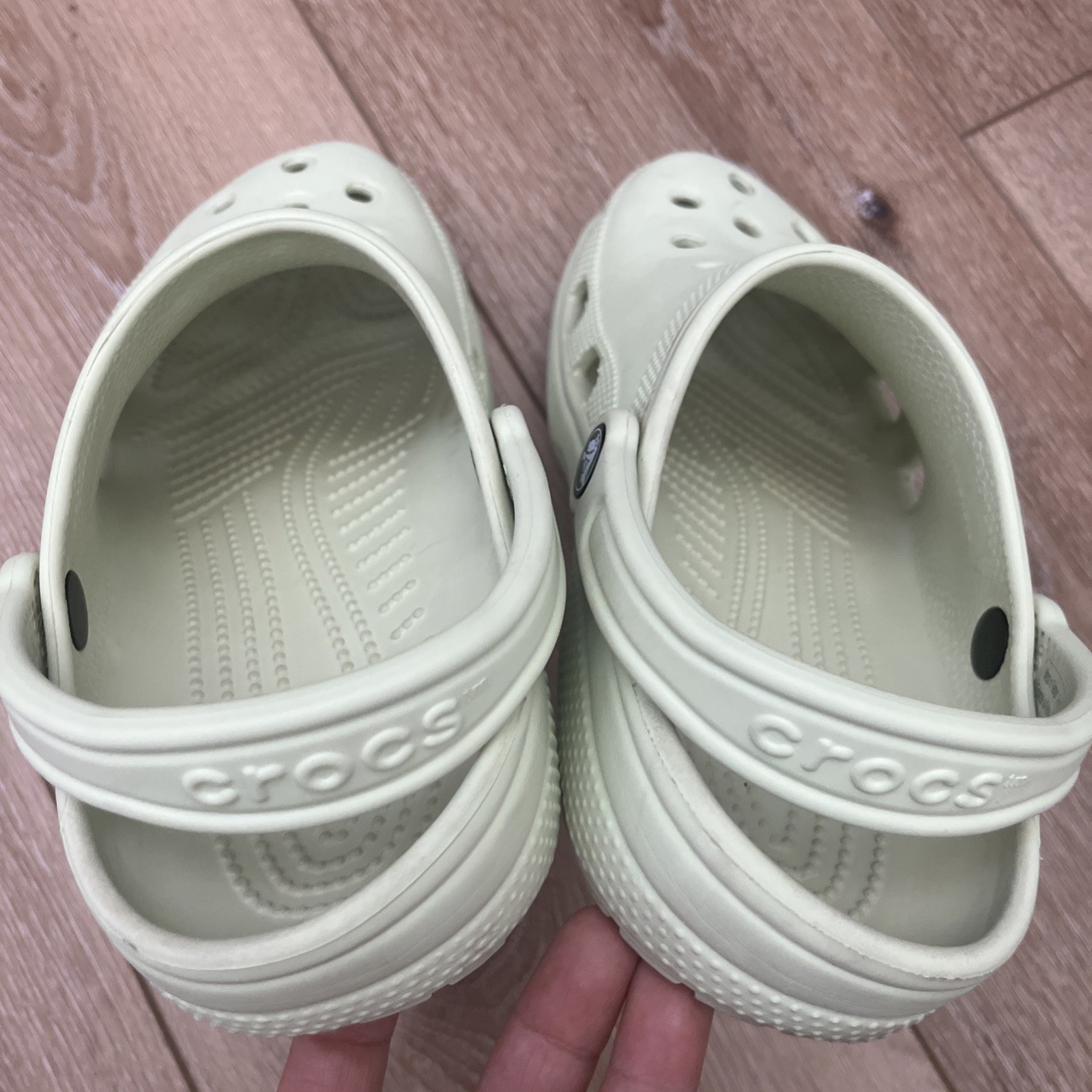 EVA foam clogs, Crocs Classic Clog, Celery/ Mint Green Size 8