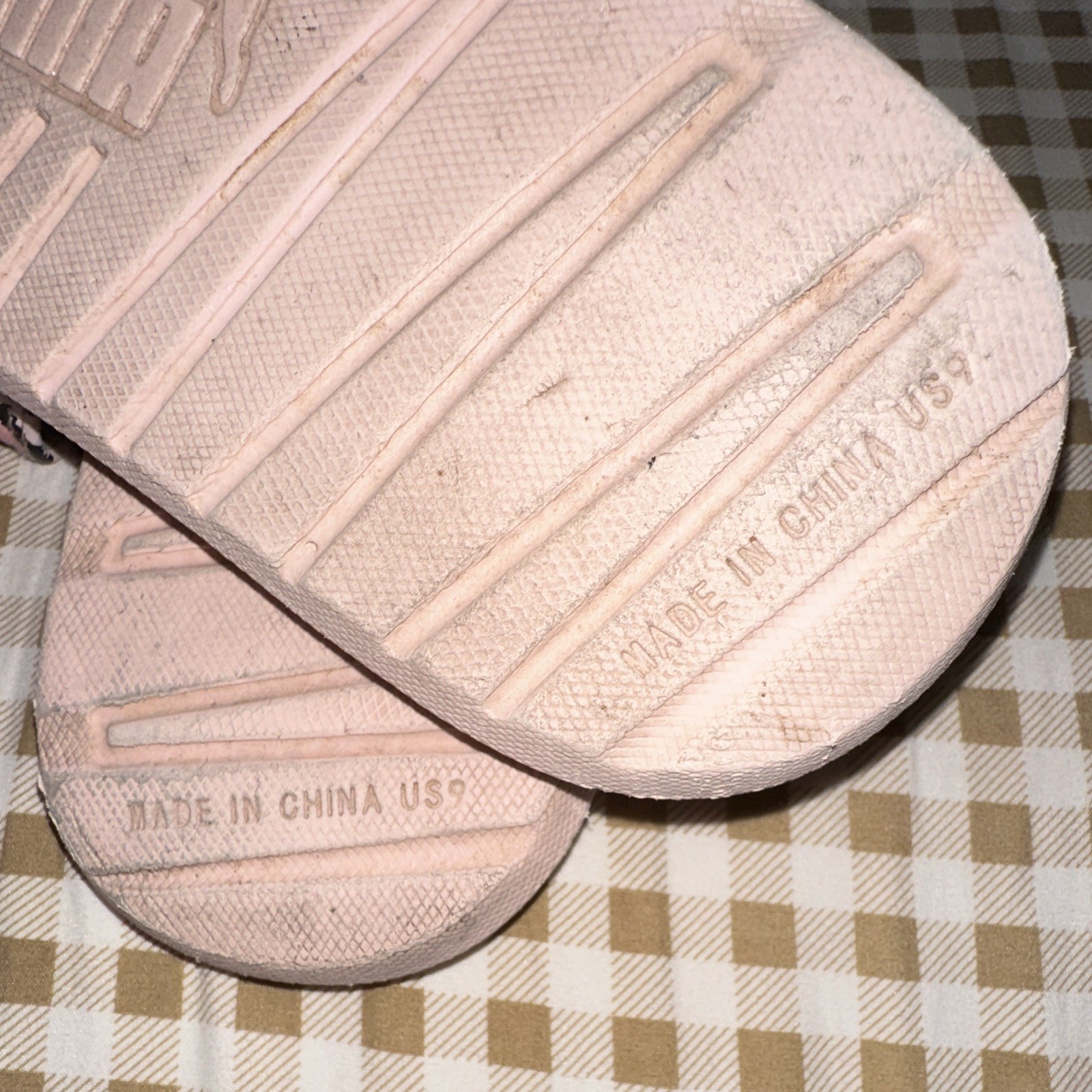 PUMA Womens Slide Sandals Pink/Black/White Leopard Animal Print Logo US 9