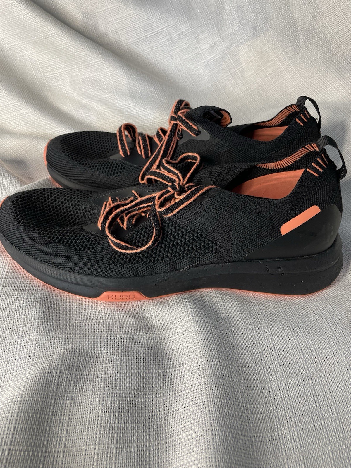 KURU FLUX Black-SoftCoral NOVAKnit EVA Foam Running Shoes Women’s Size 11