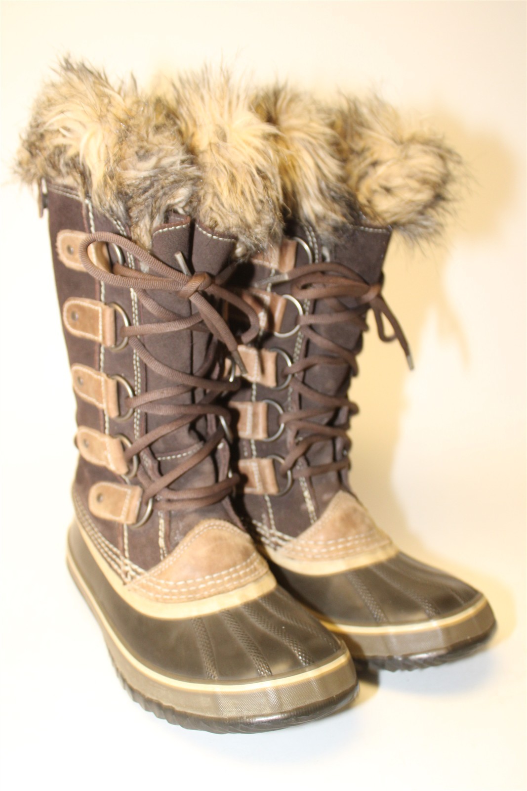 Sorel Waterproof Joan of Arctic Womens Size 7 38 2/3 Tall Warm Boots NL1540-248