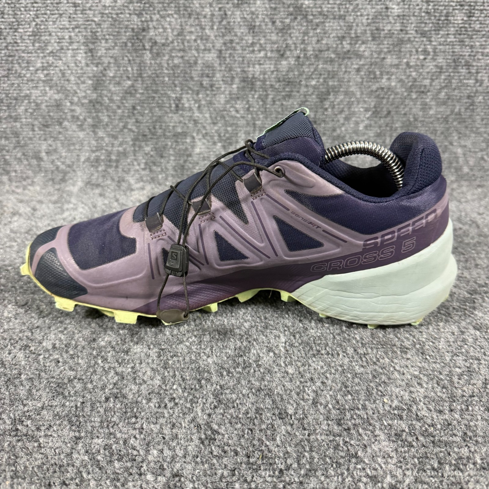 Salomon Speedcross 5 Trail Running Shoes Purple Quicklace Women’s 10 (414621)