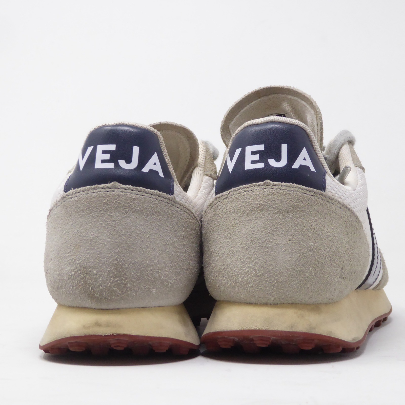 Veja Rio Branco Alveomesh Sneakers Womens White Gray Blue Mesh Suede 8