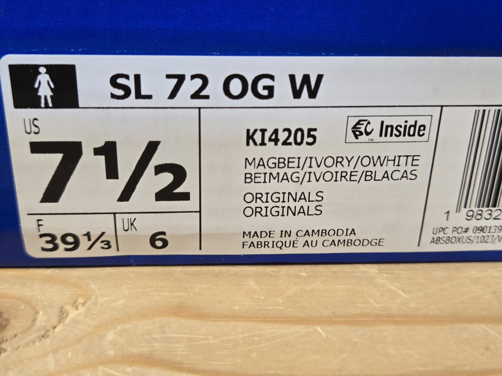 Size 7.5 – adidas SL 72 OG Women’s KI4205