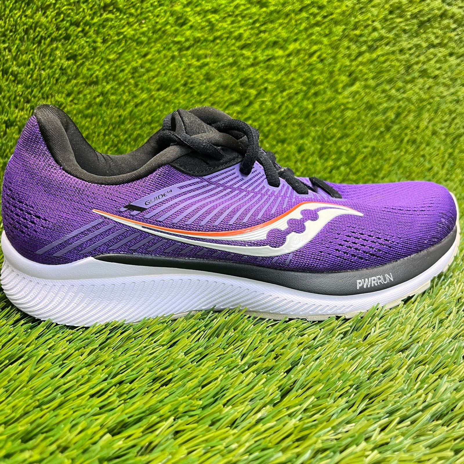 Saucony Guide 14 Womens Size 7.5 Purple White Athletic Running Shoes Sneakers