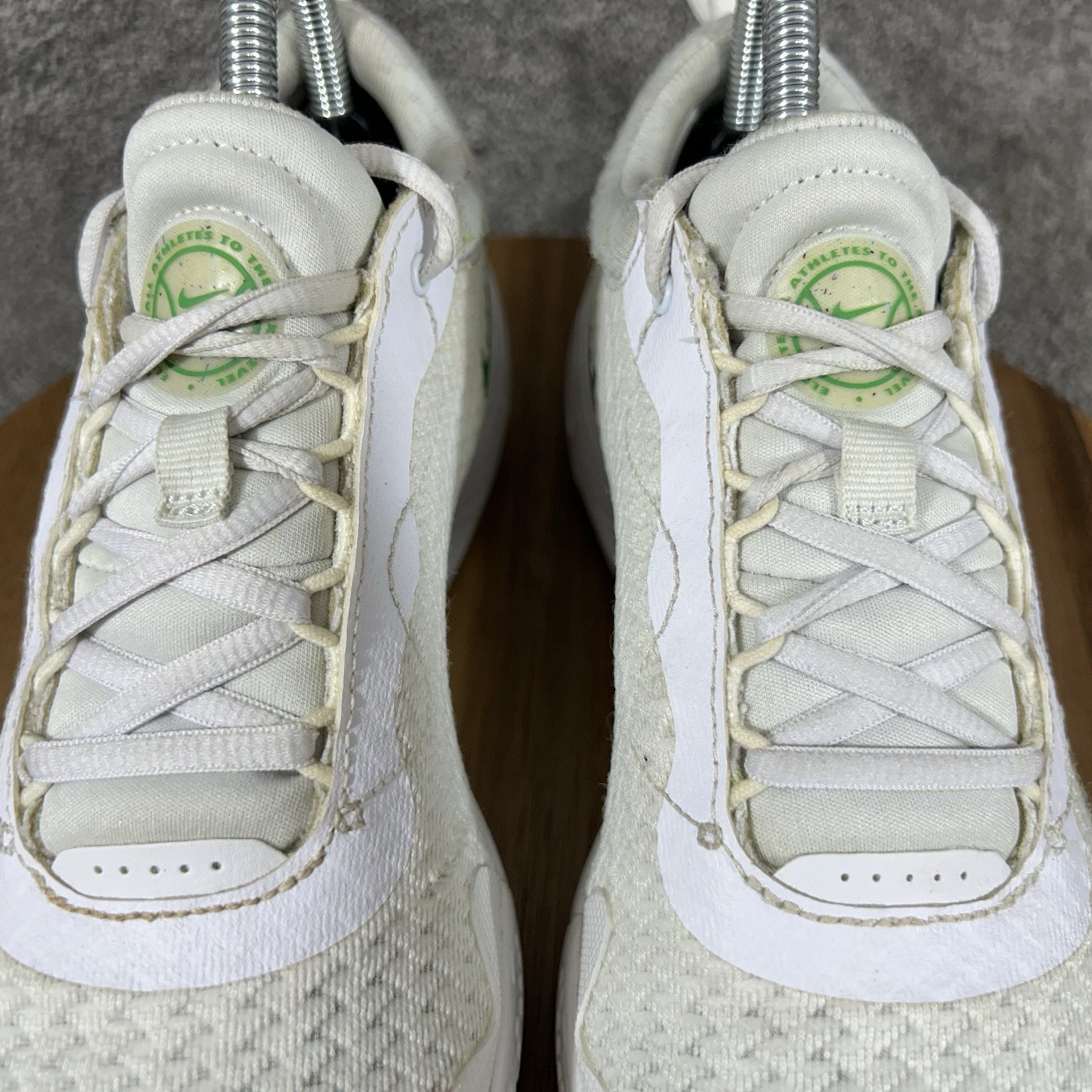 Nike Court Air Zoom Pro 8mm DV3285-103 Women’s Size 7.5 White Green Shoes Used