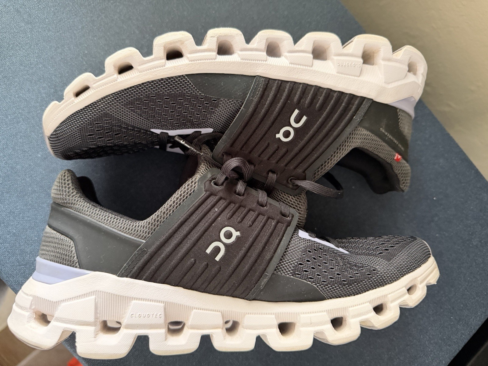 On Cloud Swift Grey/Black/Lavender Women’s Sneakers Size 10 (EU 41)