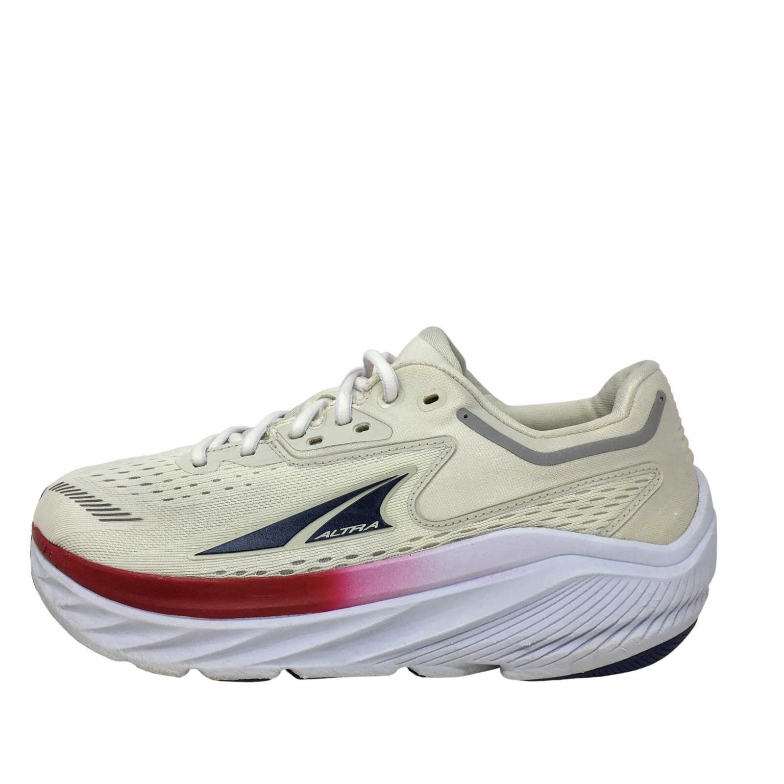 Altra VIA Olympus Running Shoes Sneakers Womens Size 8.5 Off White Red Pink