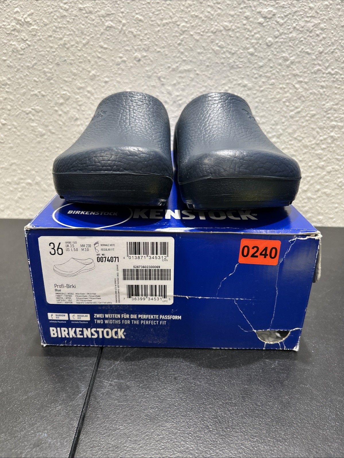 Birkenstock Profi-Birki Blue EU 36 US Women’s Size 5 Men’s Size 4