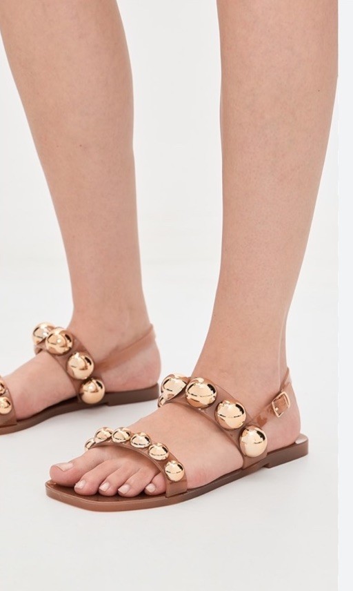 Jeffrey Campbell Gum Drop Studded Jelly Sandals