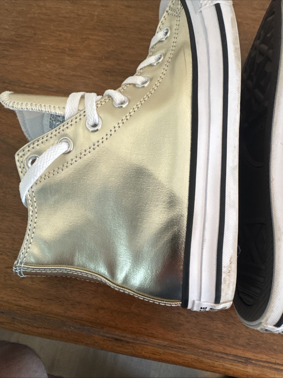 Converse All-Star Chuck Taylor Metallic Herbal Unisex Hitop Men 6 Women 8 17953c