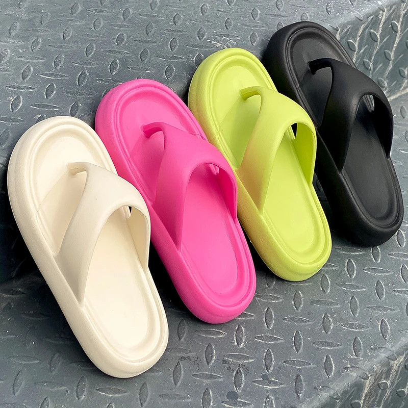 Women’s Classy Flip-flops with Poop Feeling, Female Internet Celebrity Eva Summe