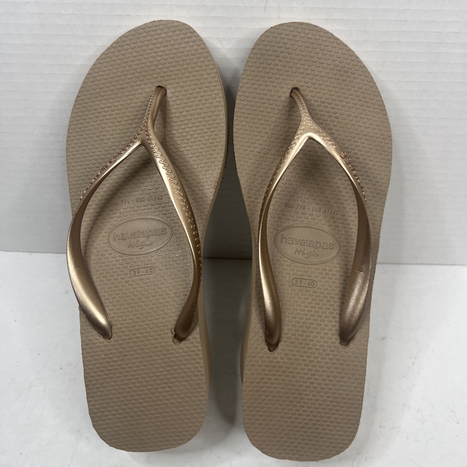 Havaianas Slim Flatform in Two color Flip Flop Sandal Women sz 7/8