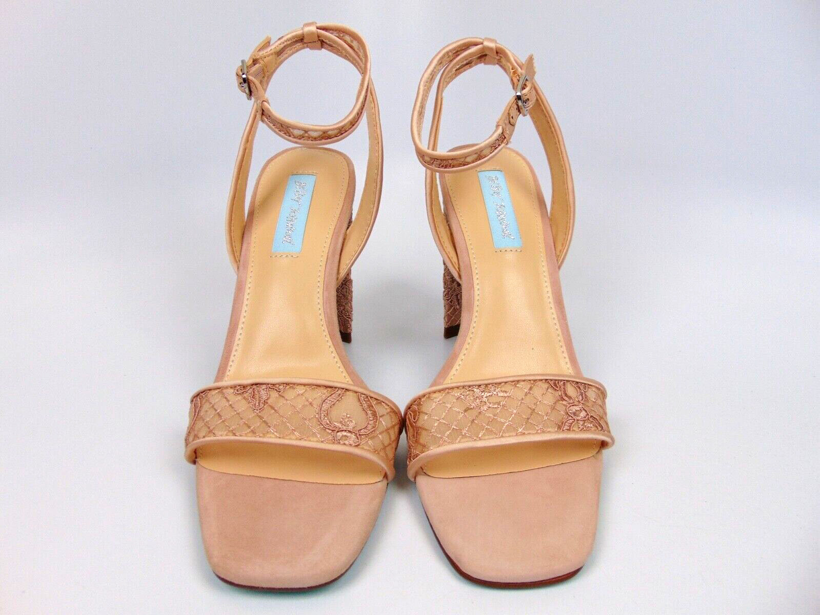 NEW! Betsey Johnson KANI Women Evening Heels Dress Sandals Size 9.5 M, Pale Nude