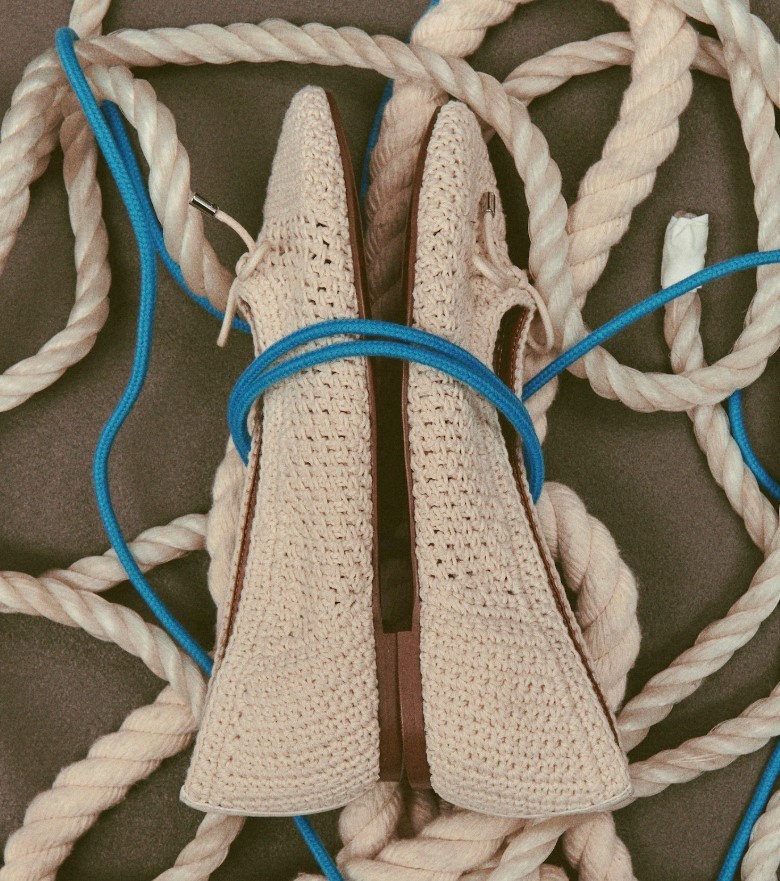 Madewell Women’s The Hester Flat in Crochet, ivory (NEW)
